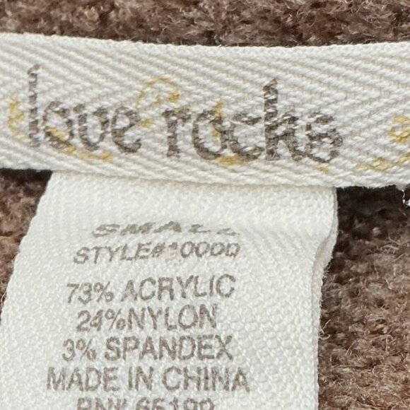 LOVE ROCKS CUT OUT V-NECK PLUNGE SWEATER - Picture 7 of 8